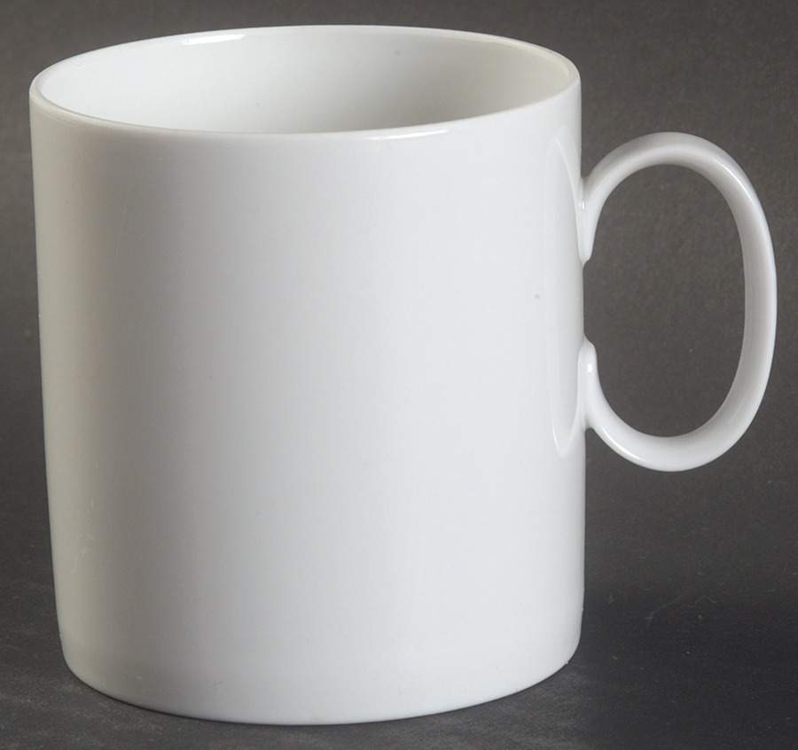 Medaillon White Flat Cup by Thomas-1