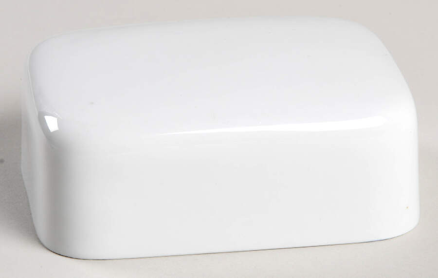 Medaillon White Lid for Square Butter by Thomas-1