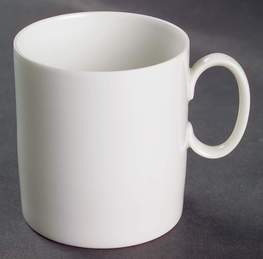 Medaillon White Flat Demitasse Cup by Thomas-1