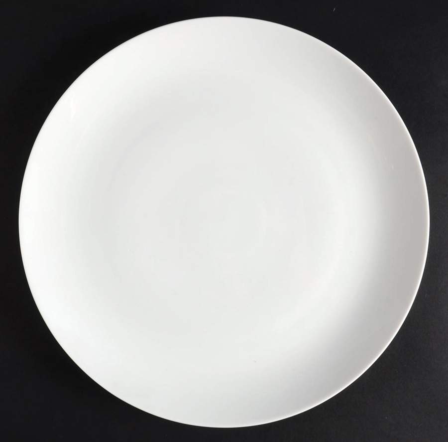 Medaillon White Cake Plate by Thomas-1