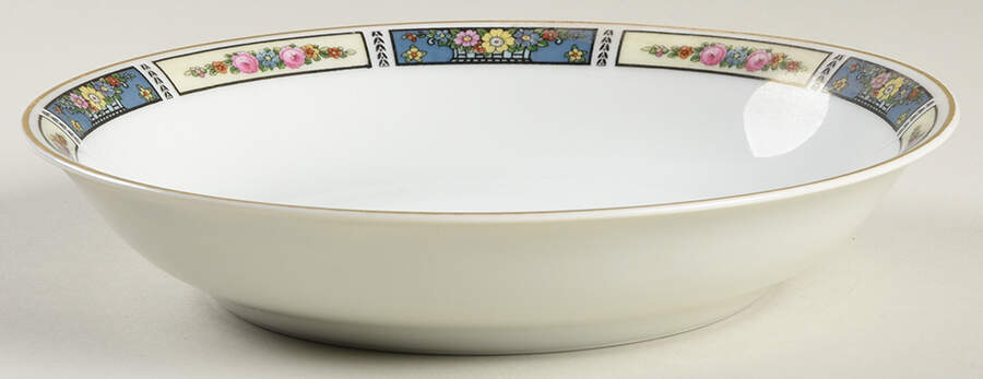 Miami (All White Background) Coupe Soup Bowl by Thomas-1