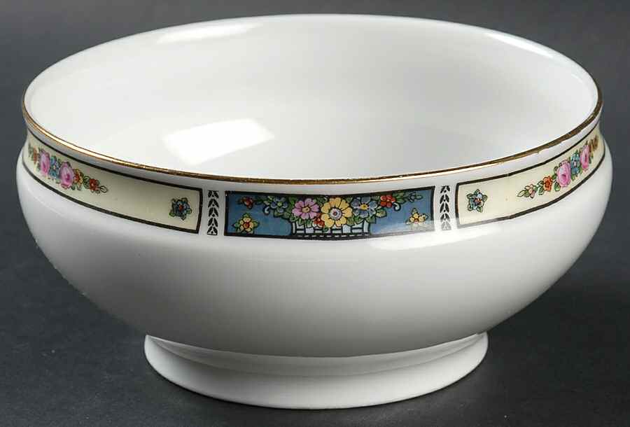 Miami (All White Background) Cranberry Bowl by Thomas-1