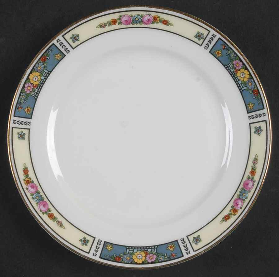 Miami (All White Background) Bread & Butter Plate by Thomas-1