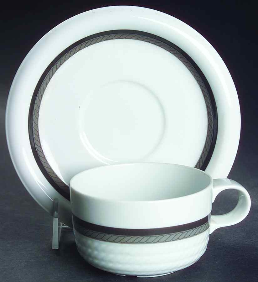 Nera Flat Cup & Saucer Set by Thomas-1