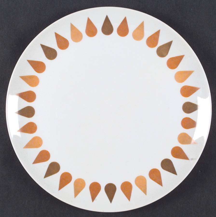 Orange Sheba Dinner Plate by Thomas-1