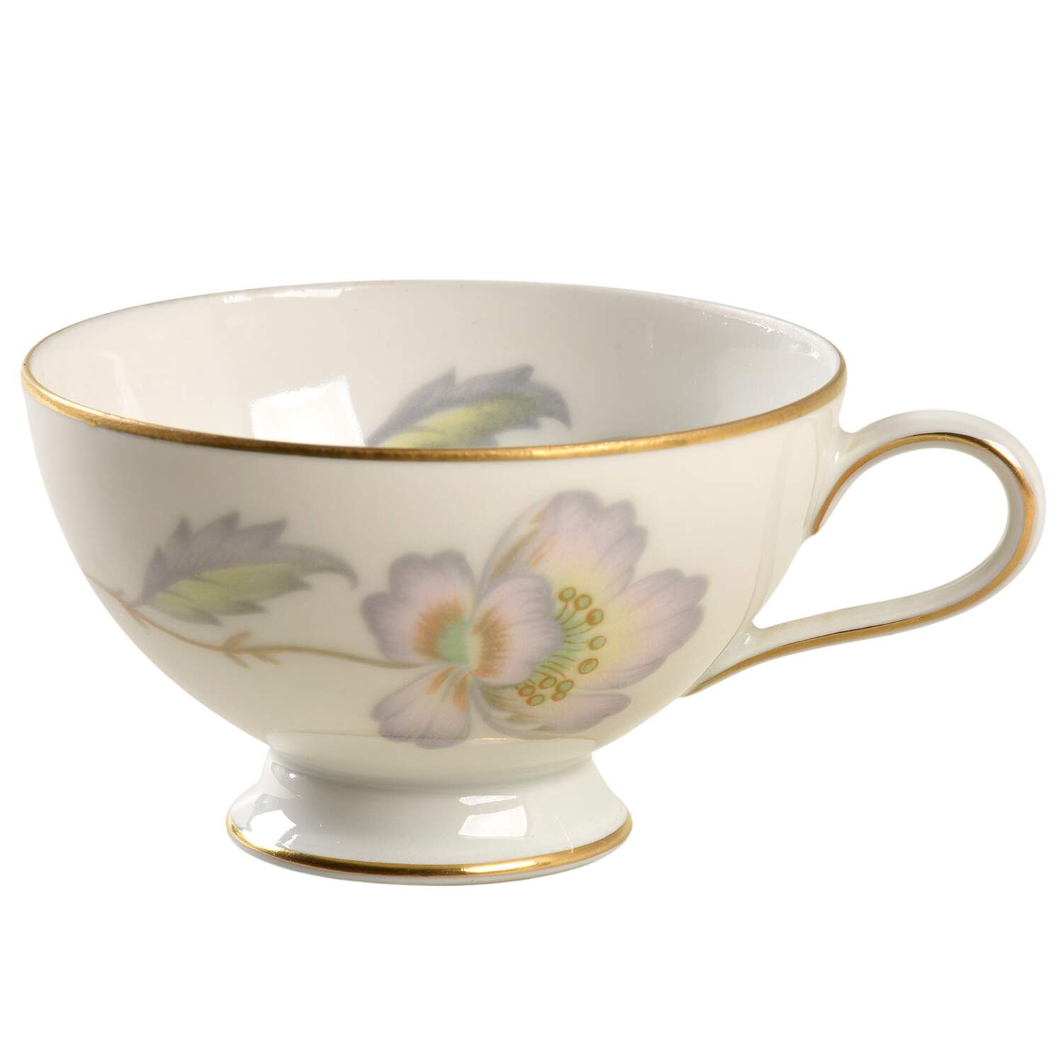 Pastel Poppy (Smooth) Footed Demitasse Cup by Thomas-1