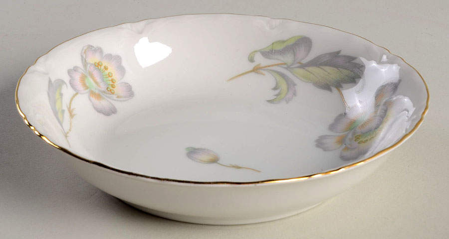 Pastel Poppy (Scallop) Fruit/Dessert (Sauce) Bowl by Thomas-1