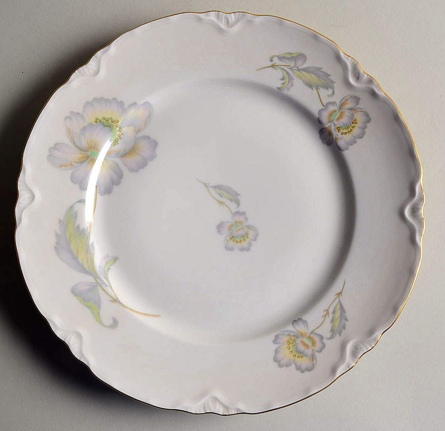 Pastel Poppy (Scallop) Dinner Plate by Thomas-1