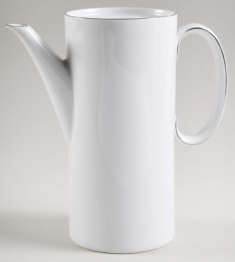 PLATINUM BAND (COUPE) Coffee Pot No Lid by Thomas-1