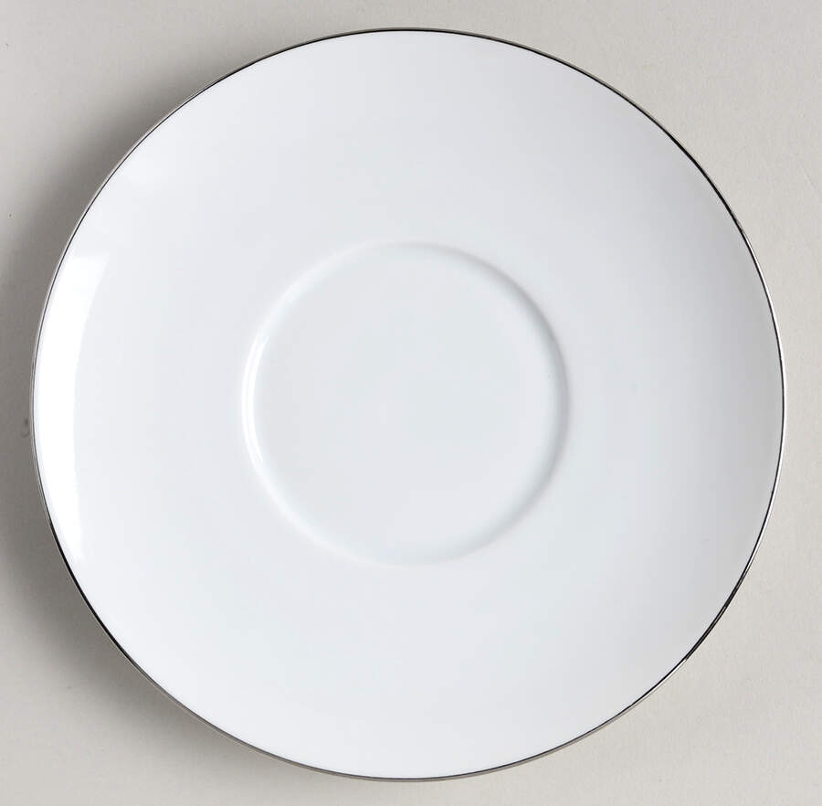 PLATINUM BAND (COUPE) Saucer for Flat Cup by Thomas-1