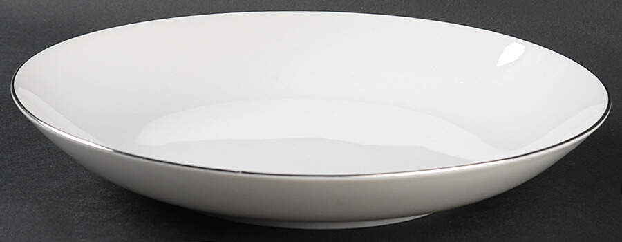 PLATINUM BAND (COUPE) Large Coupe Soup Bowl by Thomas-1