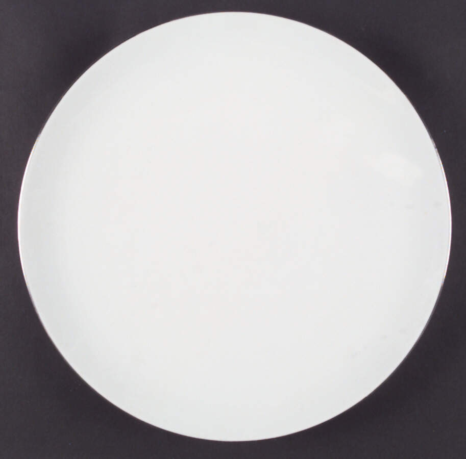 PLATINUM BAND (COUPE) Dinner Plate by Thomas-1
