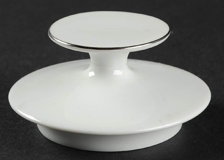 PLATINUM BAND (COUPE) Lid for Sugar Bowl by Thomas-1