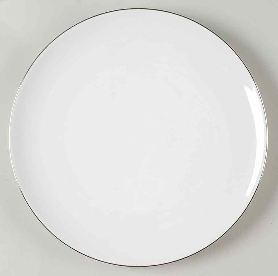 PLATINUM BAND (COUPE) Large Dinner Plate by Thomas-1