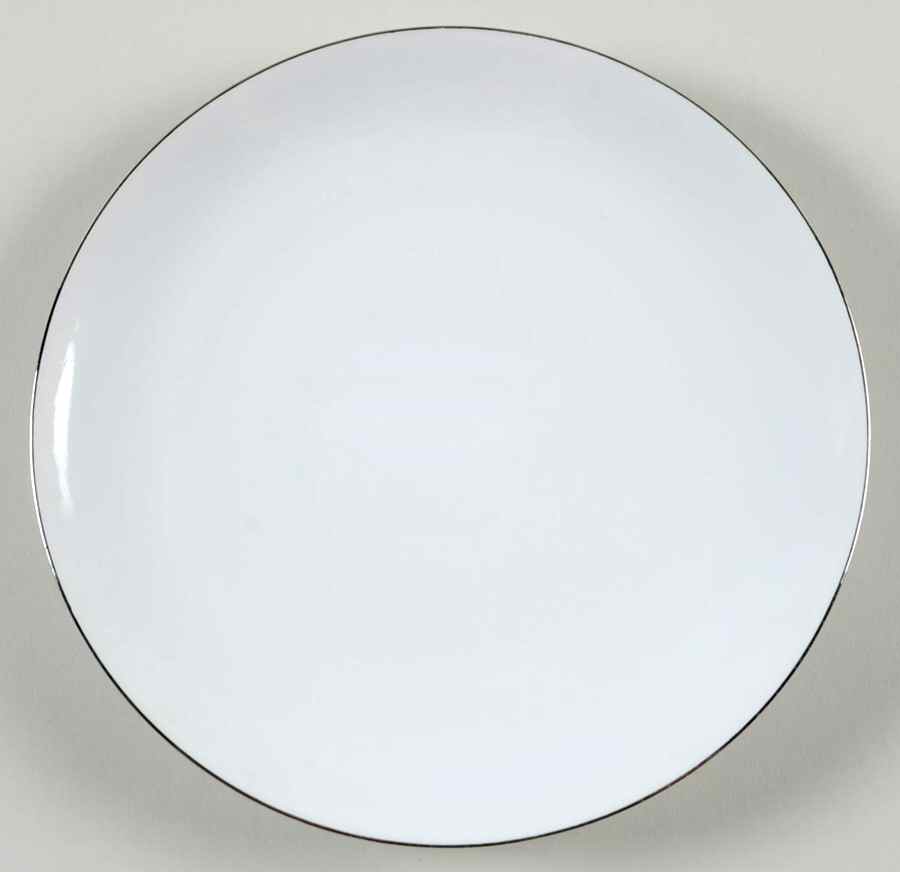 PLATINUM BAND (COUPE) Salad Plate by Thomas-1