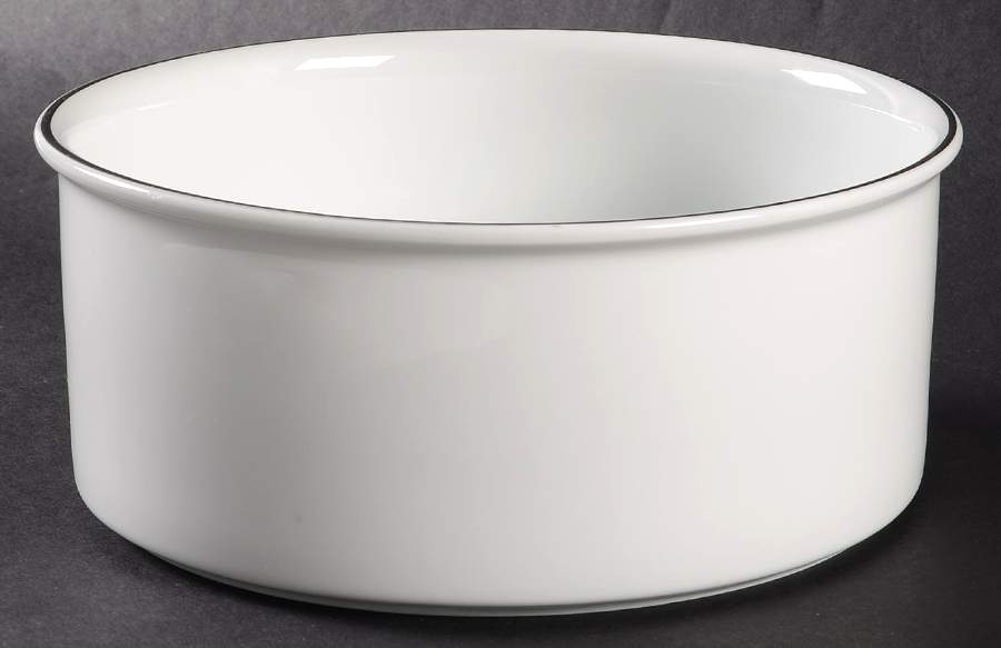 PLATINUM BAND (COUPE) 6" Round Vegetable Bowl by Thomas-1
