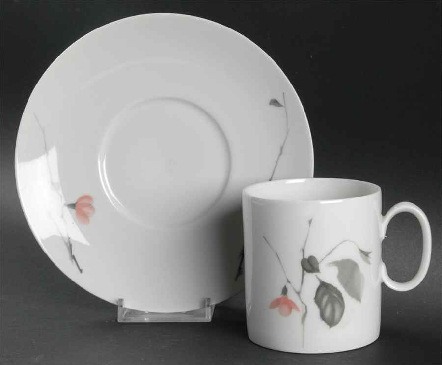 Quince (Medallion Shape) Flat Cup & Saucer Set by Thomas-1