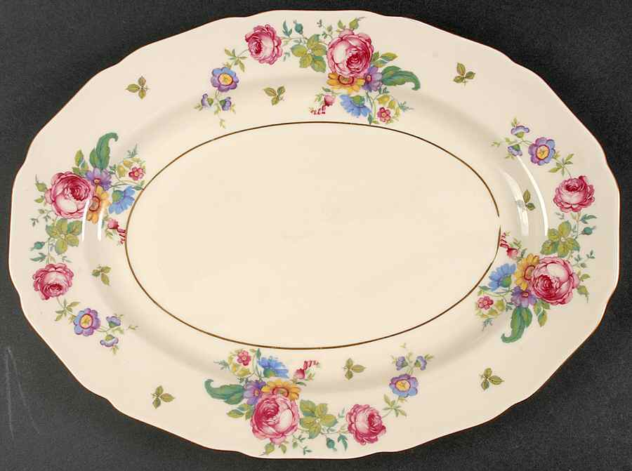 Rosemont 15" Oval Serving Platter by Thomas-1