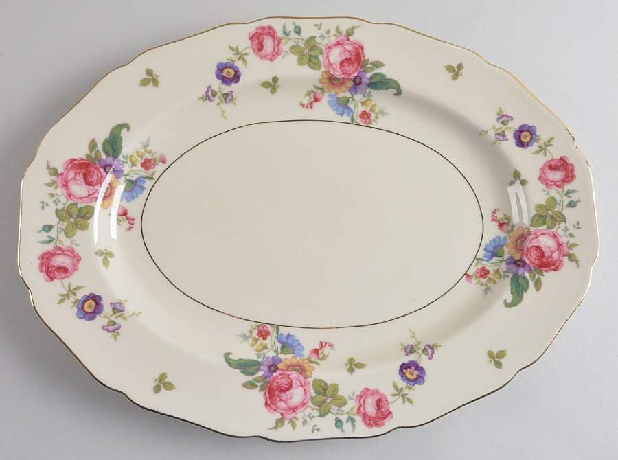 Rosemont 14" Oval Serving Platter by Thomas-1