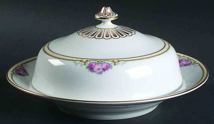 Roseland Round Covered Butter by Thomas-1
