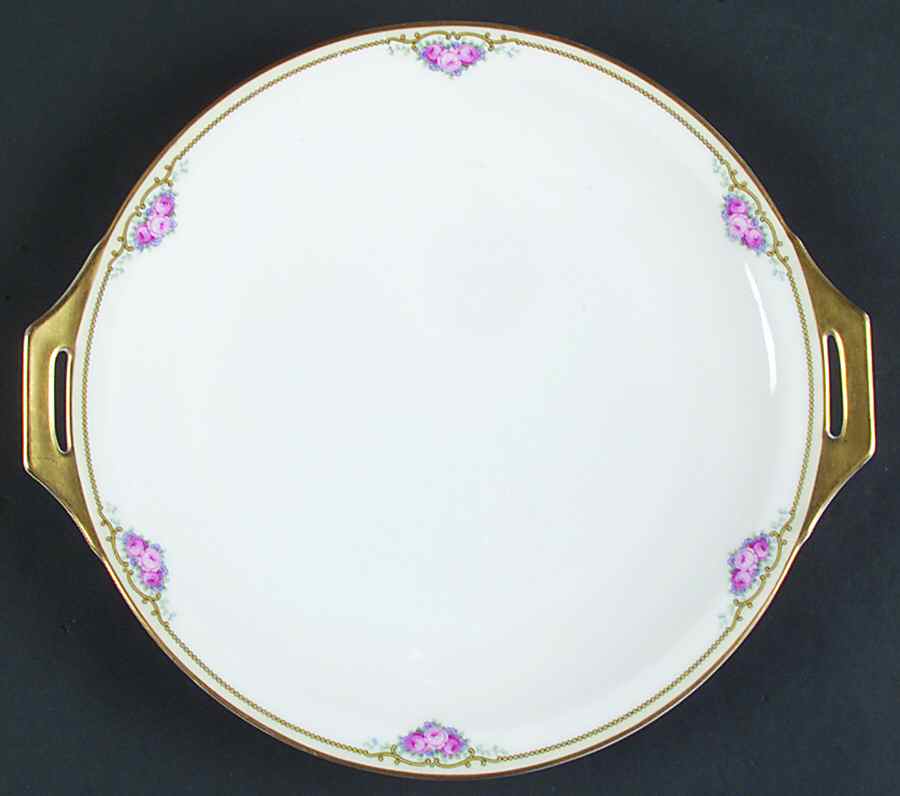 Roseland Handled Cake Plate by Thomas-1
