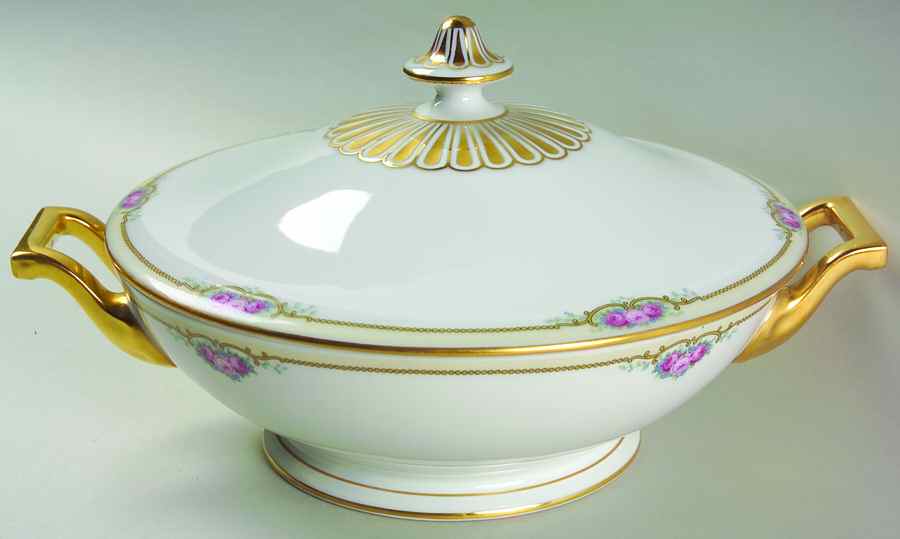 Roseland Round Covered Vegetable by Thomas-1