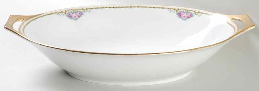 Roseland 11" Oval Vegetable Bowl by Thomas-1