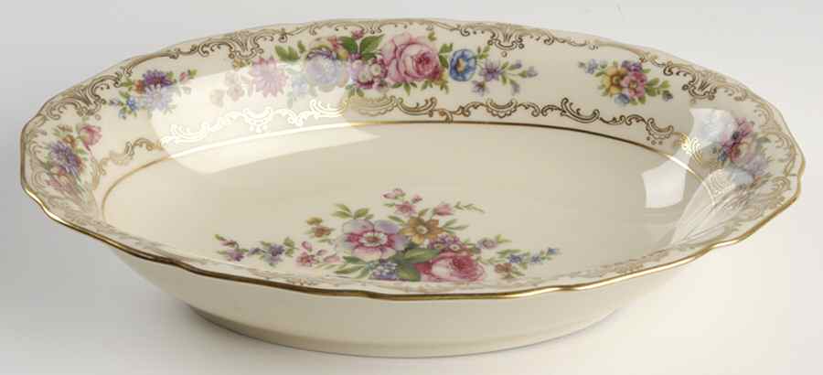 Rosedale 10" Oval Vegetable Bowl by Thomas-1