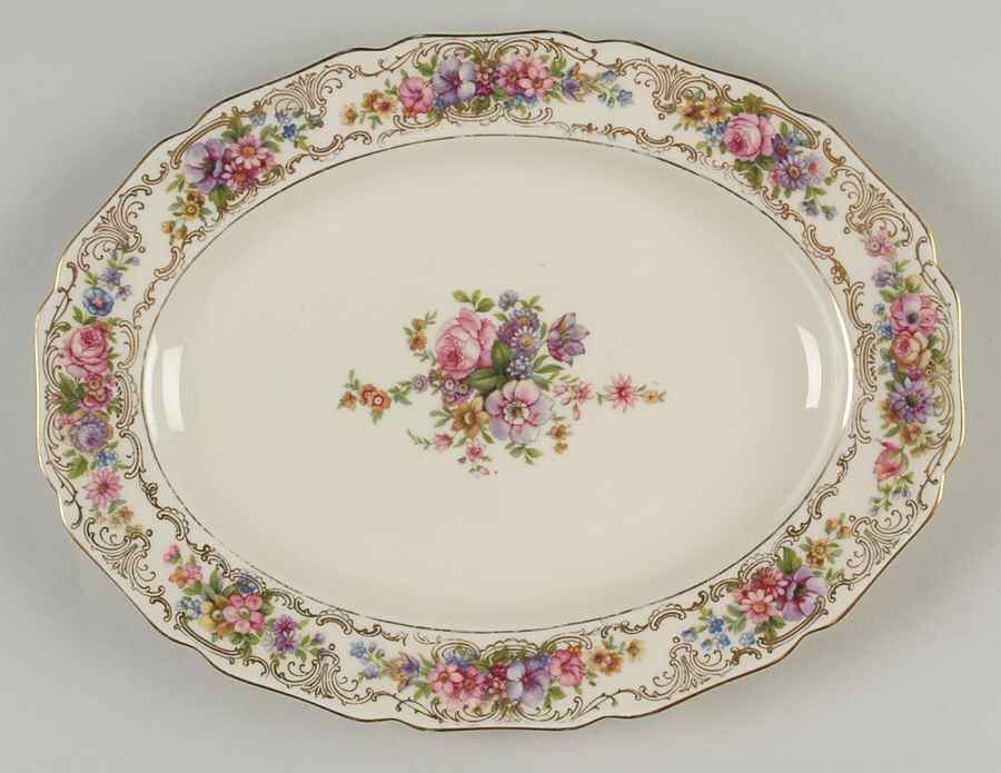Rosedale 11" Oval Serving Platter by Thomas-1