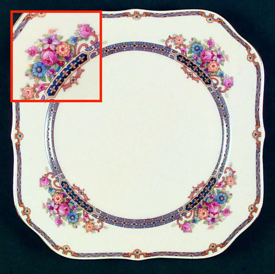 Rosemarie Square Salad Plate by Thomas-1