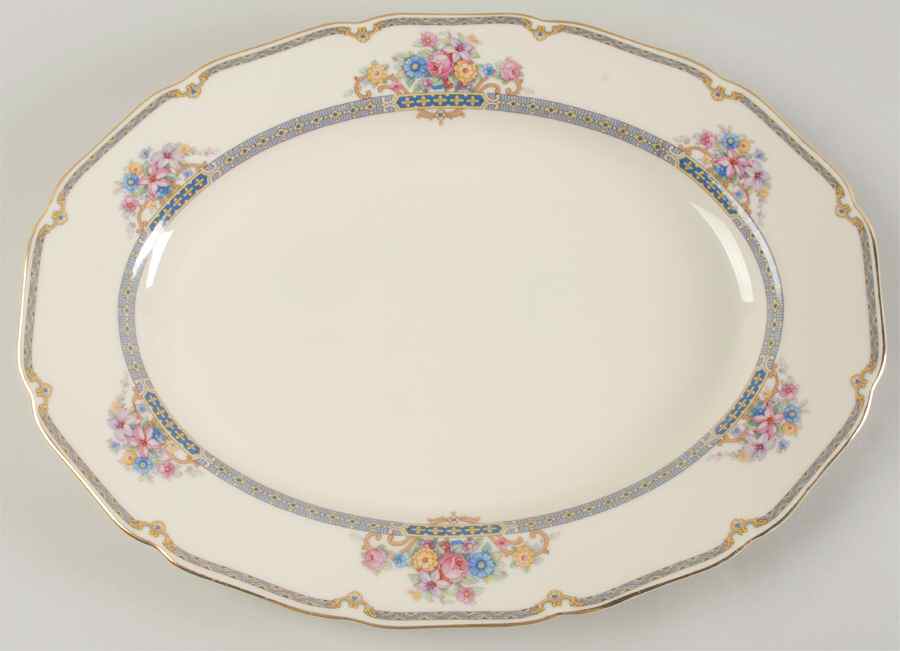 Rosemarie 14" Oval Serving Platter by Thomas-1