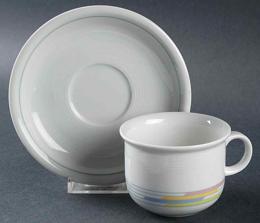 Spectrum Flat Cup & Saucer Set by Thomas-1