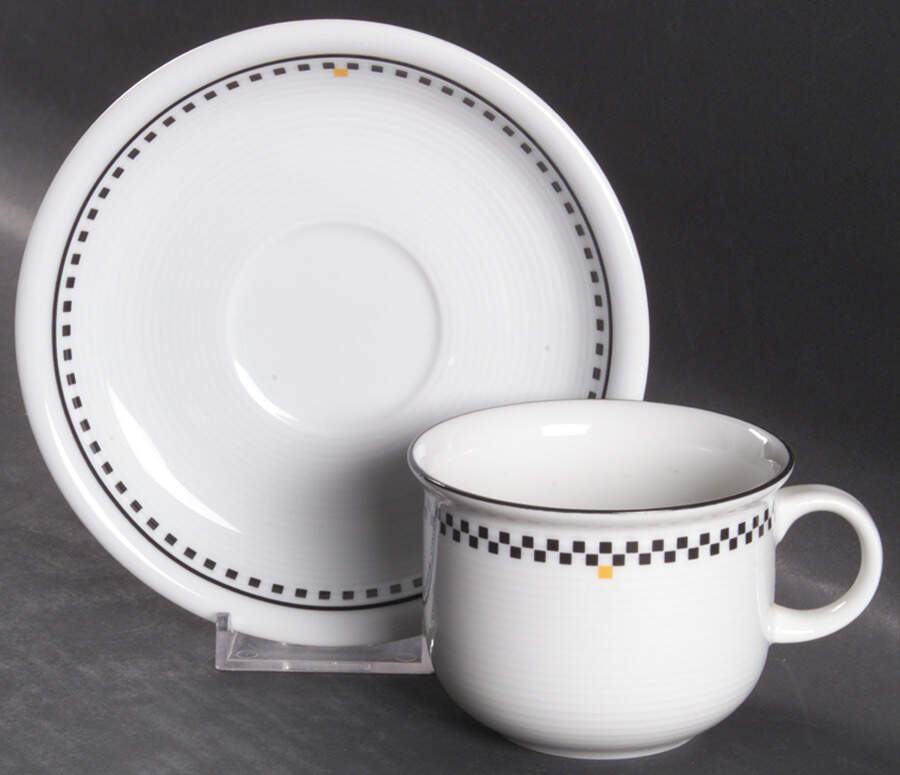 Speedway Flat Cup & Saucer Set by Thomas-1