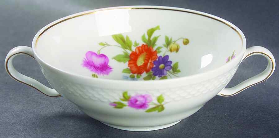 Spring Garden Flat Cream Soup Bowl by Thomas-1