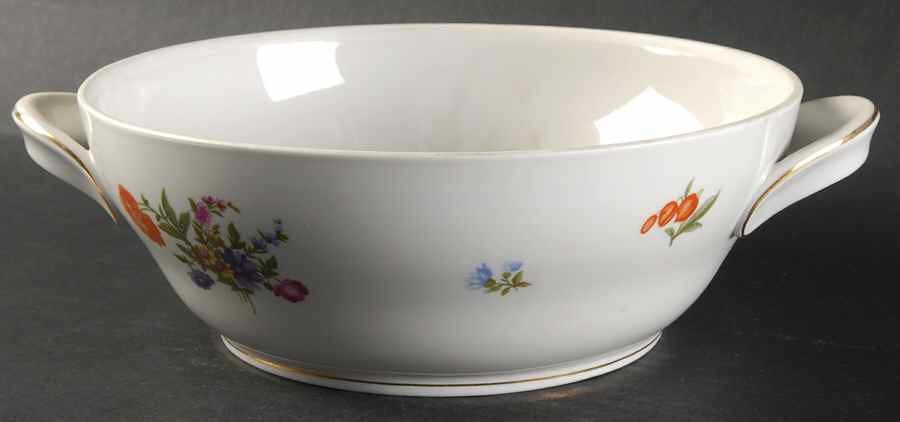 Spring Garden Round Vegetable No Lid by Thomas-1
