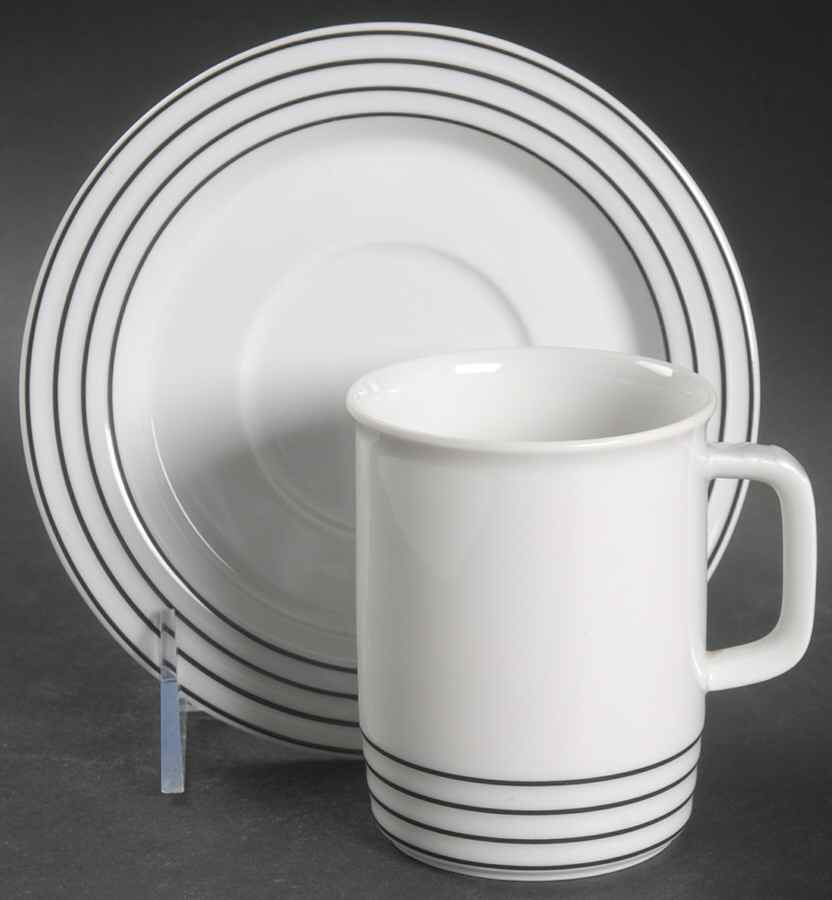 Step Flat Cup & Saucer Set by Thomas-1