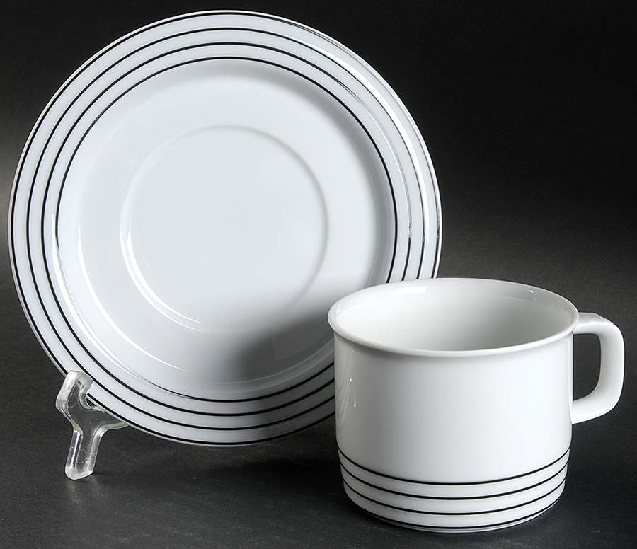 Step Flat Cup & Saucer Set by Thomas-1