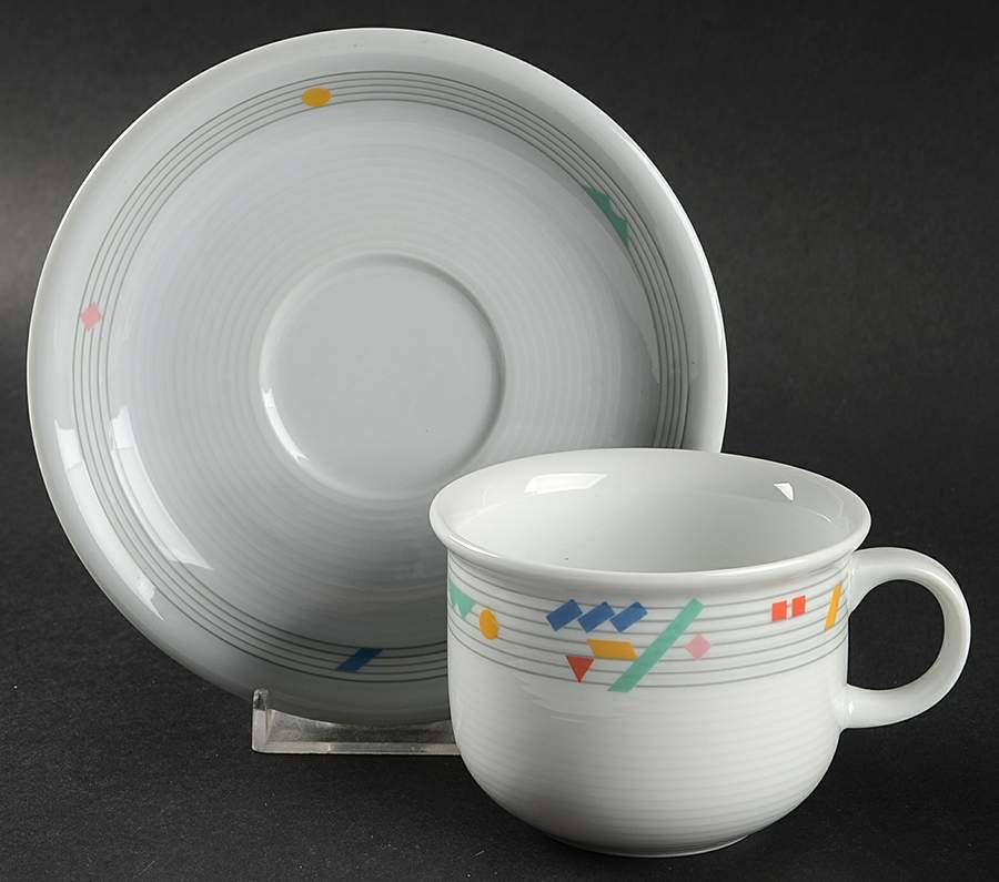 Sunny Flat Cup & Saucer Set by Thomas-1