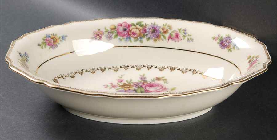 Sylvia 10" Oval Vegetable Bowl by Thomas-1