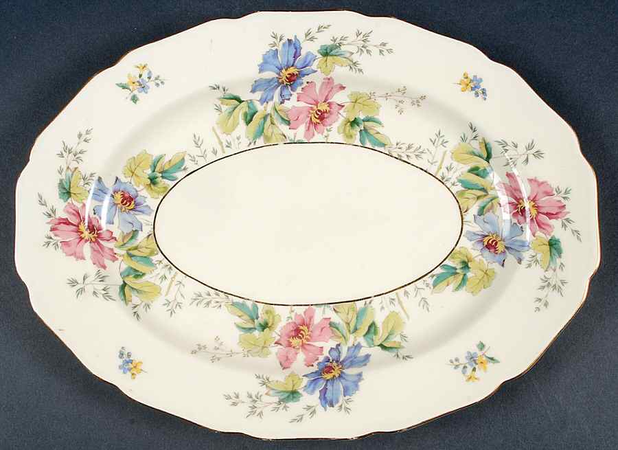 Lady Hamilton 12" Oval Serving Platter by Thomas-1