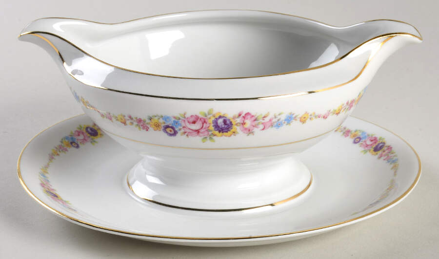 THO62 Gravy Boat with Attached Underplate by Thomas-1
