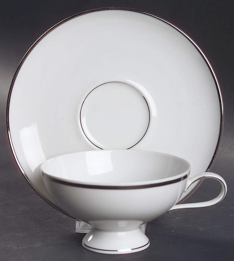 THO7 Footed Cup & Saucer Set by Thomas-1