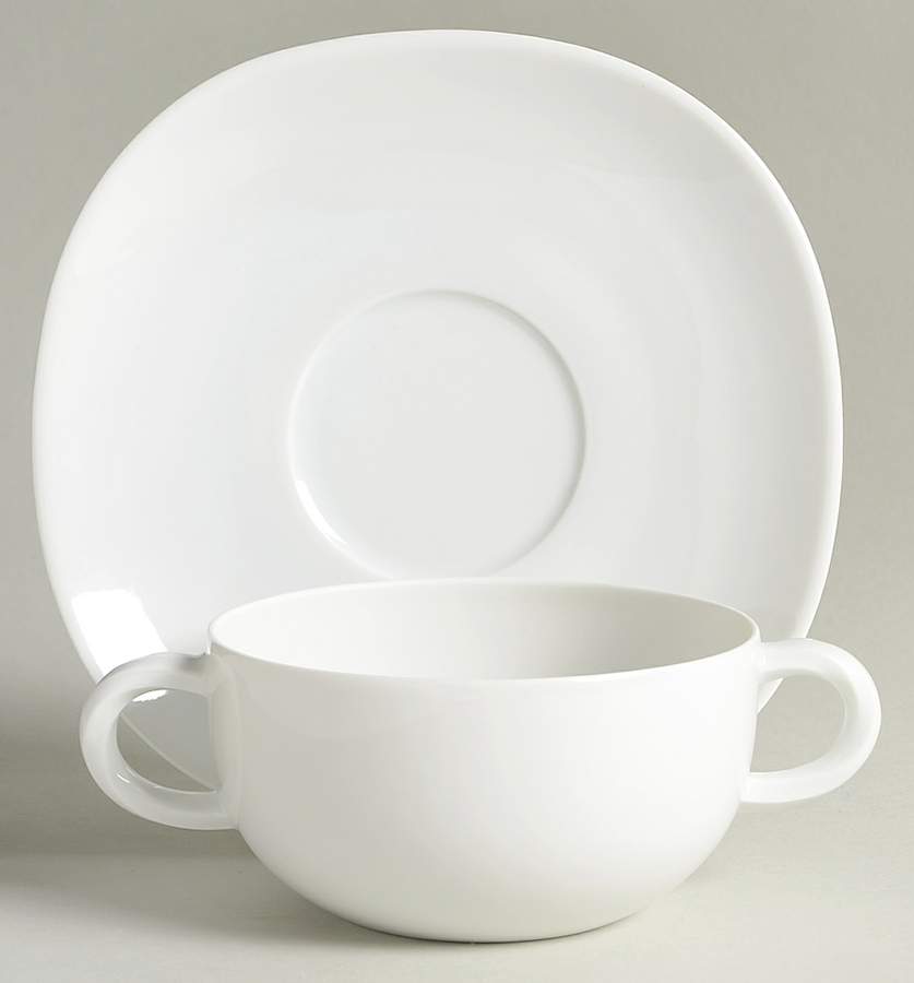 Tournee Flat Cream Soup Bowl & Saucer Set by Thomas-1