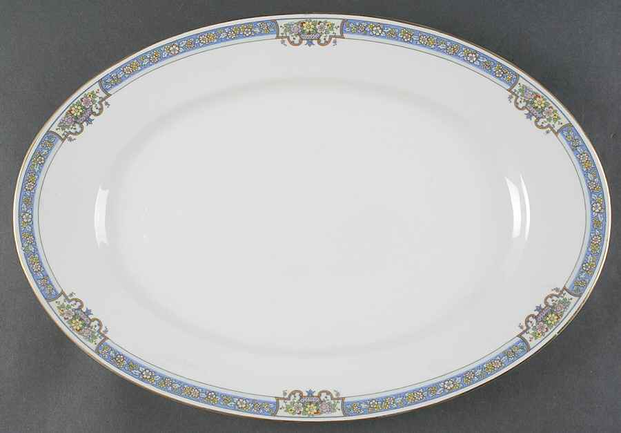 Trilby 16" Oval Serving Platter by Thomas-1