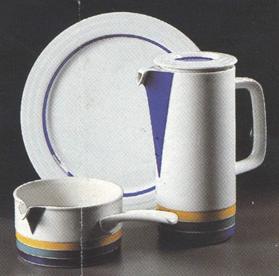 Tricolor Coffee Pot & Lid by Thomas-1