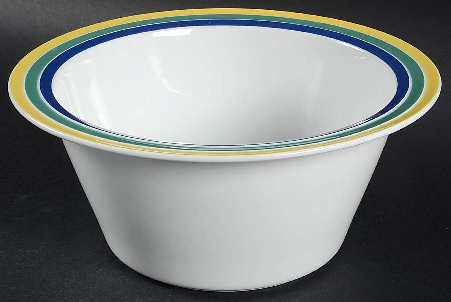 Tricolor 8" Round Vegetable Bowl by Thomas-1