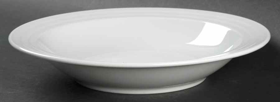 Trio White Large Rim Soup Bowl by Thomas-1