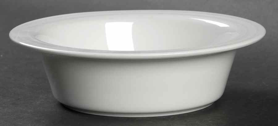 Trio White Rim Fruit/Dessert (Sauce) Bowl by Thomas-1