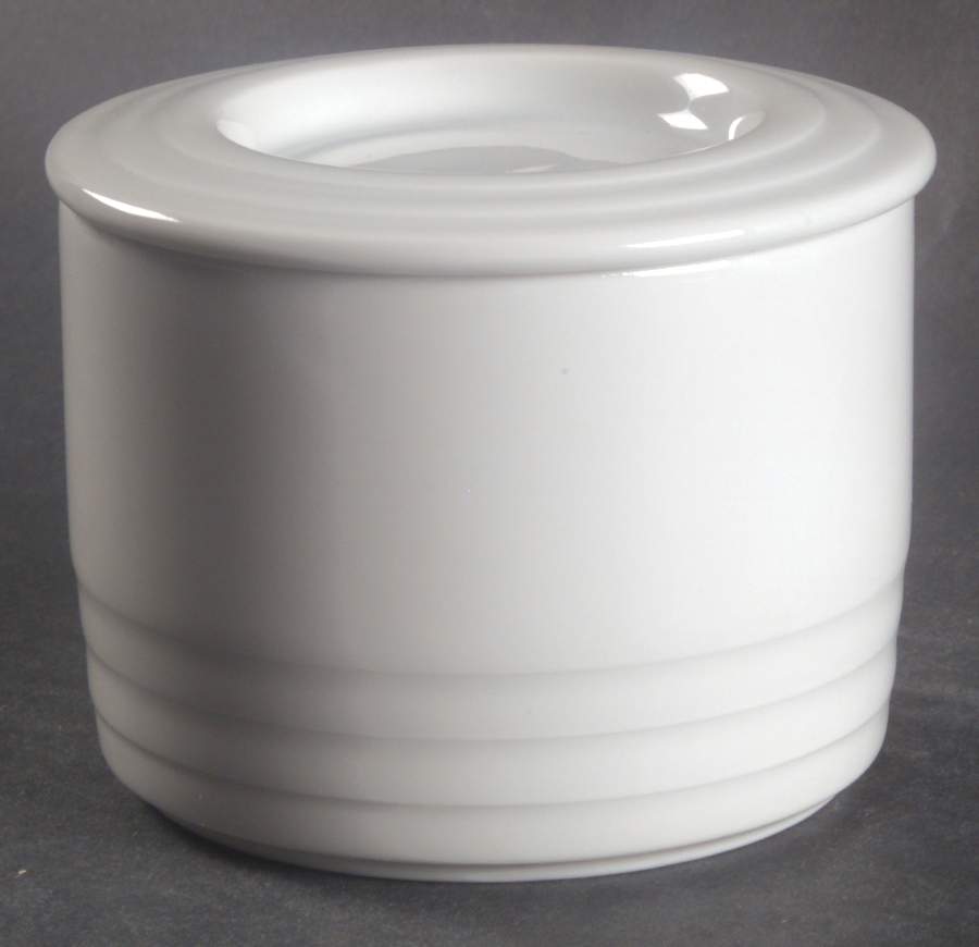 Trio White Sugar Bowl No Lid by Thomas-1