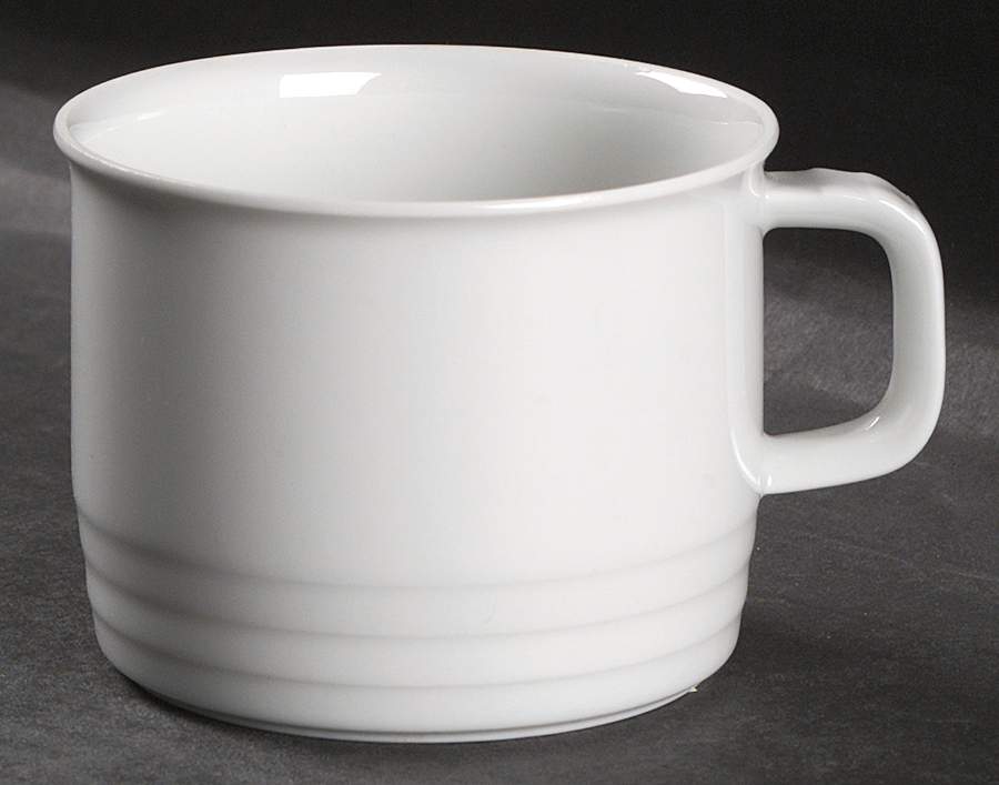 Trio White Flat Cup by Thomas-1